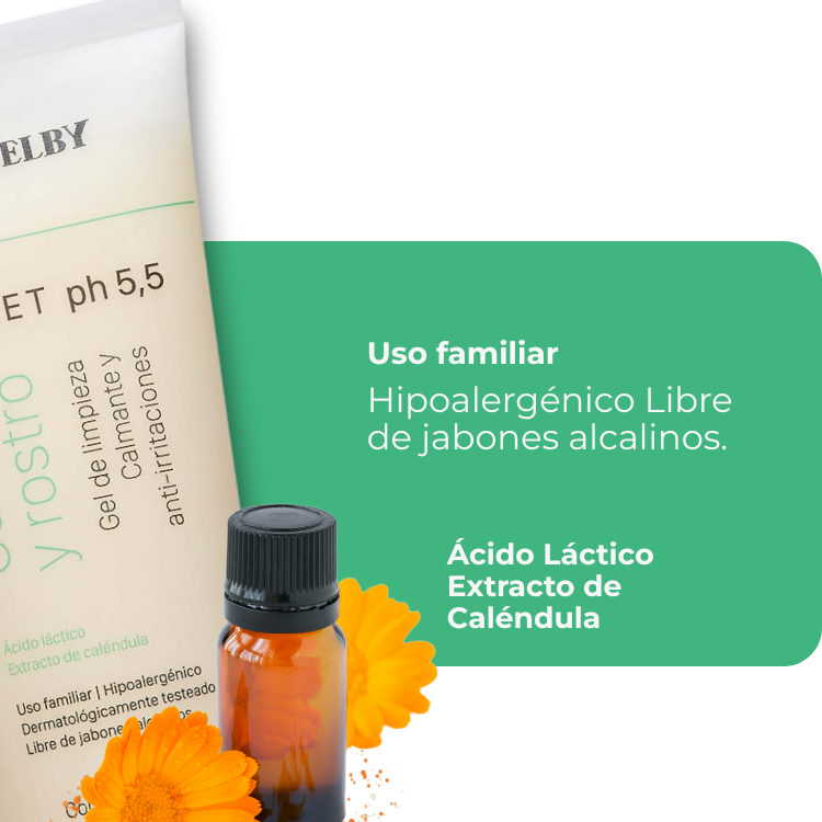 descripcion de Gel de limpieza para rostro y cuerpo Dr. Selby