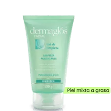 gel de limpieza purificante para piel mixta a grasa dermaglos