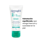 gel matificante e hidratante dermaglos facial