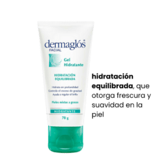 gel matificante e hidratante dermaglos facial