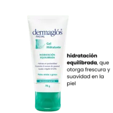 gel matificante e hidratante dermaglos facial