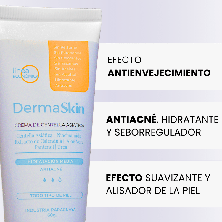 Crema Antiacné de Centella Asiática DermaSkin