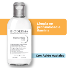 Pigmentbio H2O agua micelar 250ml, limpia en profundidad e ilumina