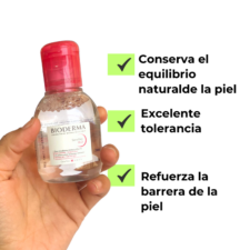 descripcion de Sensibio H2O agua micelar 100ML