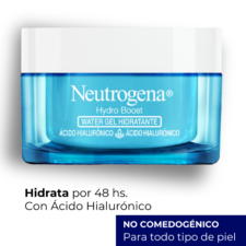 Gel Hidratante Facial Hydro Boost Neutrogena, hidrta por 48hs, con acido hialorinico