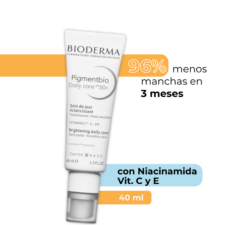 Pigmentbio Crema Aclarante Facial Daily Care SPF 50+, disminuye manchas