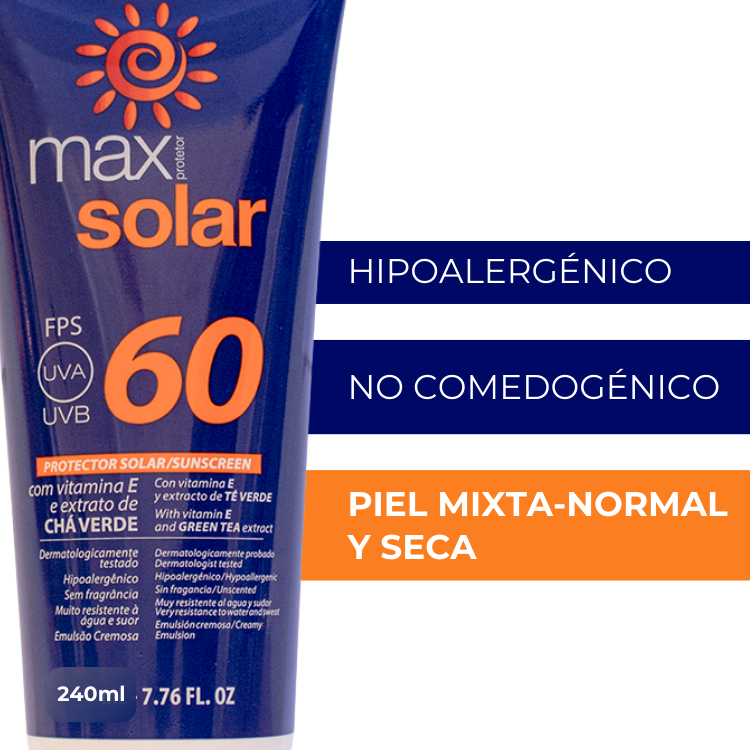 descripcion breve del Protector Solar Max Solar 2240ml