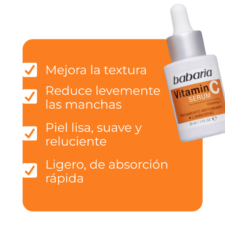 descripcion breve del Suero de Vitamina C de Babaria
