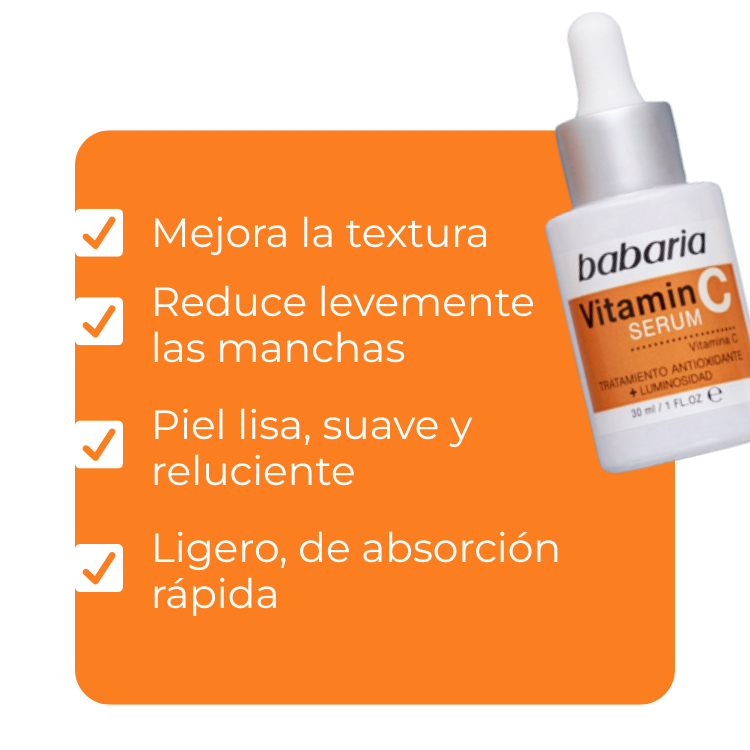 descripcion breve del Suero de Vitamina C de Babaria
