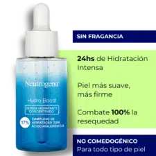 Suero Hidratante Concentrado Hydro Boost Neutrogena, hidrata