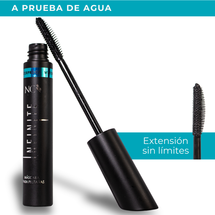 mascara de pestañas infinite a prueba de agua, extension sin limites
