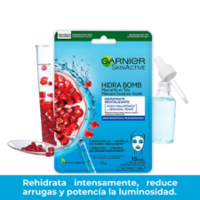 Mascarilla Hidratante Revitalizante Garnier, rehidrata, reduce arrugas y potencia la luminosidad