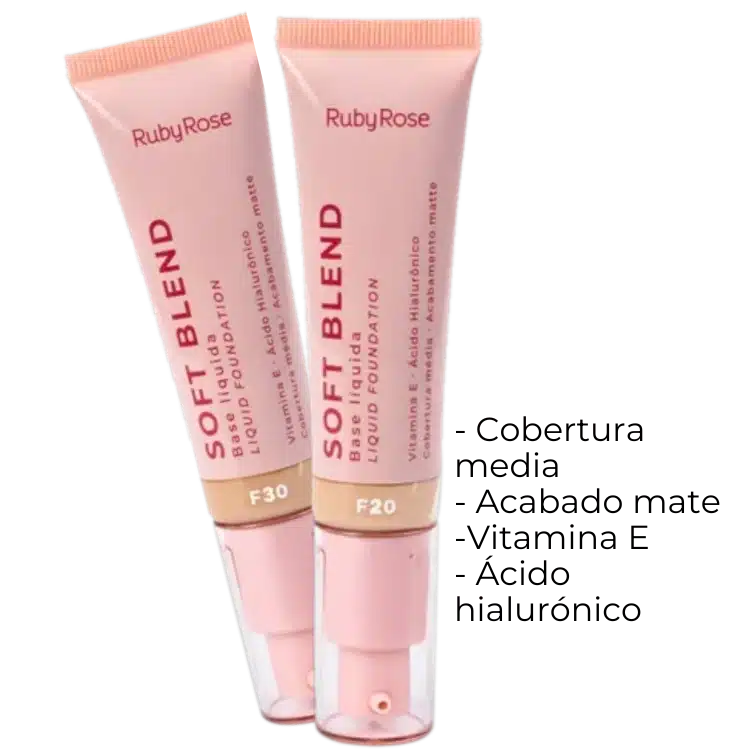 Base líquida Soft Blend Ruby Rose