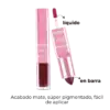 Labial dúo matte Feels Ruby Rose