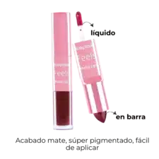 Labial dúo matte Feels Ruby Rose