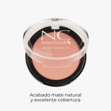 Polvo compacto New Color, acabado mate natural