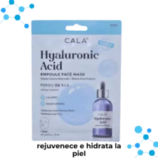Mascarilla hidratante facial con Ácido Hialurónico y Pantenol Cala