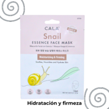 Mascarilla hidratante facial con Extractos de Caracol Cala, hidratacion y firmeza