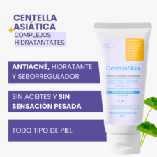 Crema hidratante y antiacné de Centella Asiática con Niacinamida de la marca DermaSkin