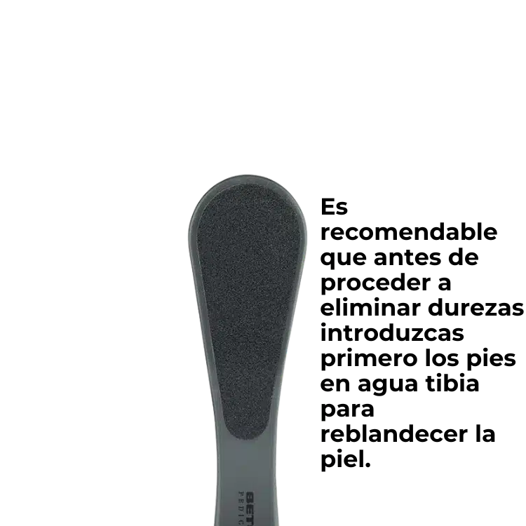 Lima de pedicura Beter, informacion