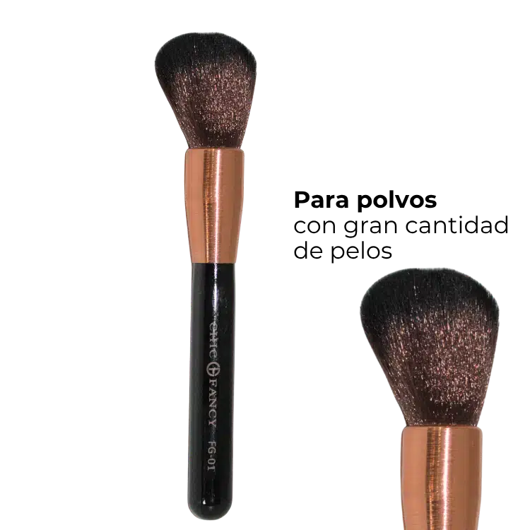 Brocha para polvos profesional