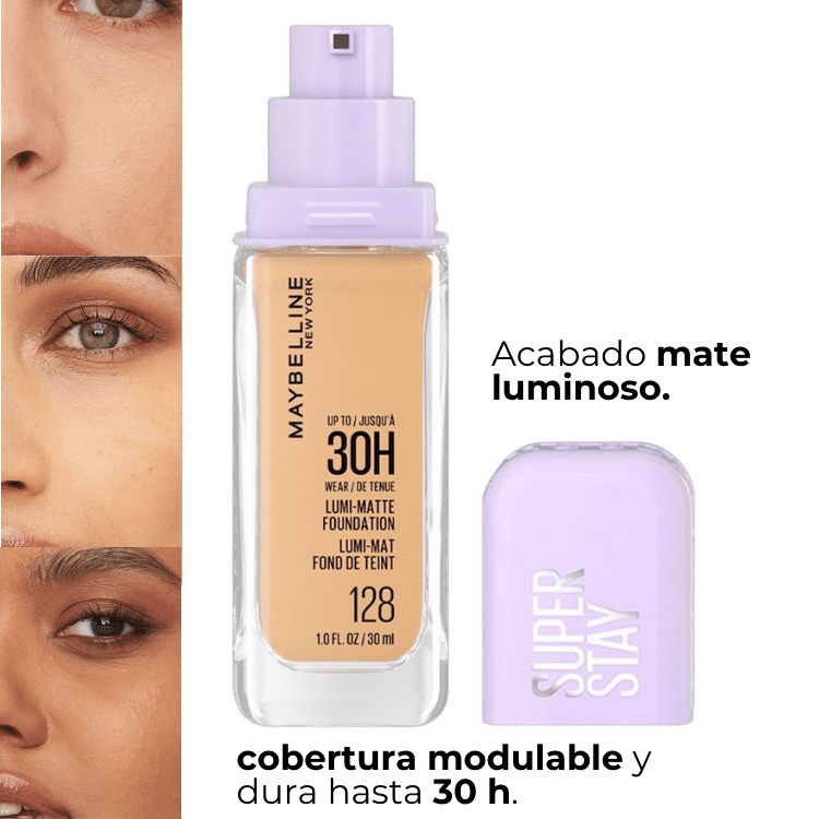 Base líquida Super Stay Lumi-Matte Maybelline