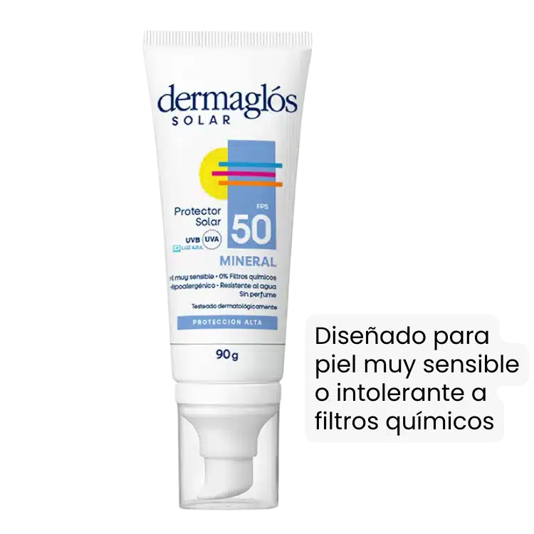 Dermaglós Solar FPS50 Mineral Emulsión x 90 gr
