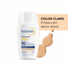 Photoderm XDefense Ultra-Fluid SPF50+ Tono Claro, proteccion detox diaria