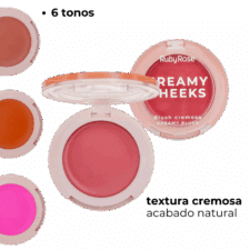 Rubor cremoso Creamy Cheeks Ruby Rose