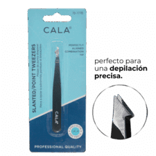 Pinza de Ceja punta diagonal en Blister Cala