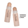 Barra facial 3 en 1 D'Hermosa, contorno, corrector y base