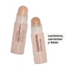 Barra facial 3 en 1 D'Hermosa, contorno, corrector y base