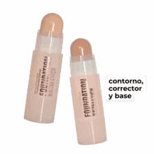 Barra facial 3 en 1 D'Hermosa, contorno, corrector y base