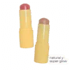 Rubor en barra D'Hermosa, glossy blush