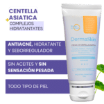 Crema antiacné para todo tipo de piel y pieles muy sensibles crema que no irrita de centella asiática con niacinamida dermaskin