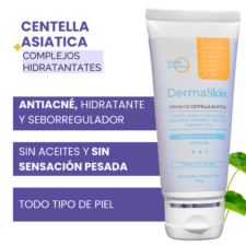 Crema antiacné para todo tipo de piel y pieles muy sensibles crema que no irrita de centella asiática con niacinamida dermaskin